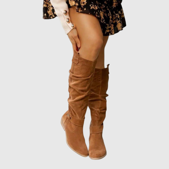 Noriel | Elegant Knee-High Leather Boots