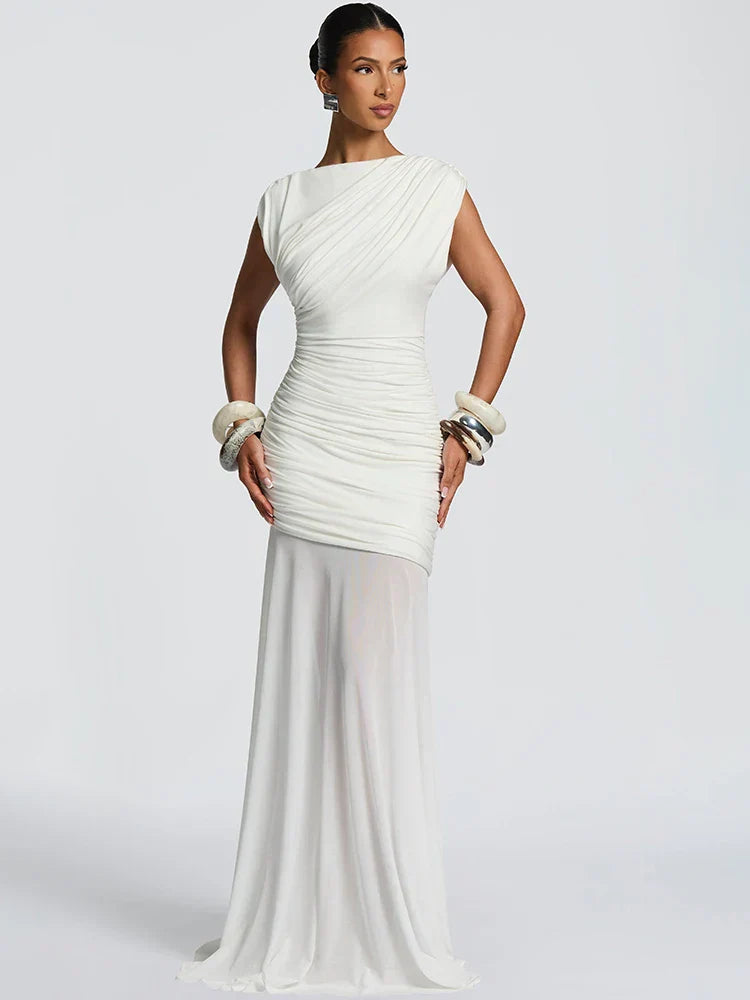 Lila Elegant Evening Gown