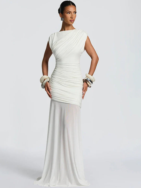 Lila Elegant Evening Gown