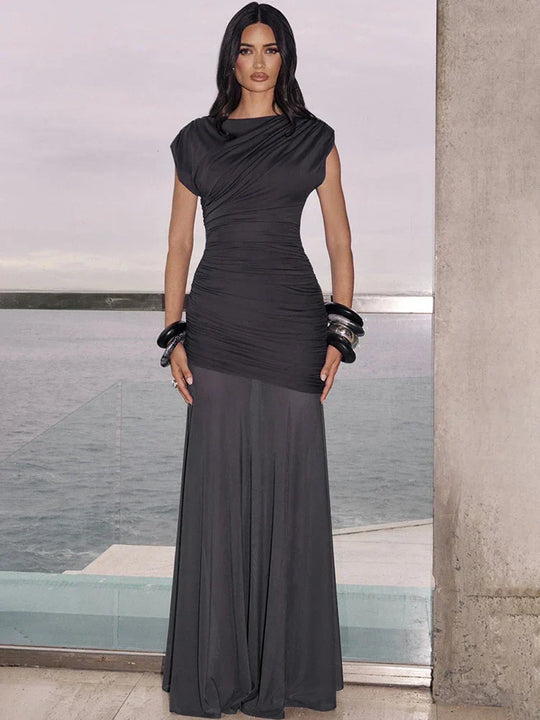 Lila Elegant Evening Gown
