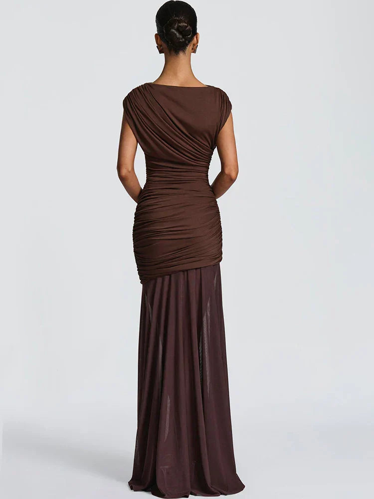 Lila Elegant Evening Gown