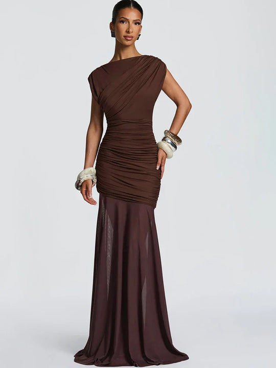 Lila Elegant Evening Gown